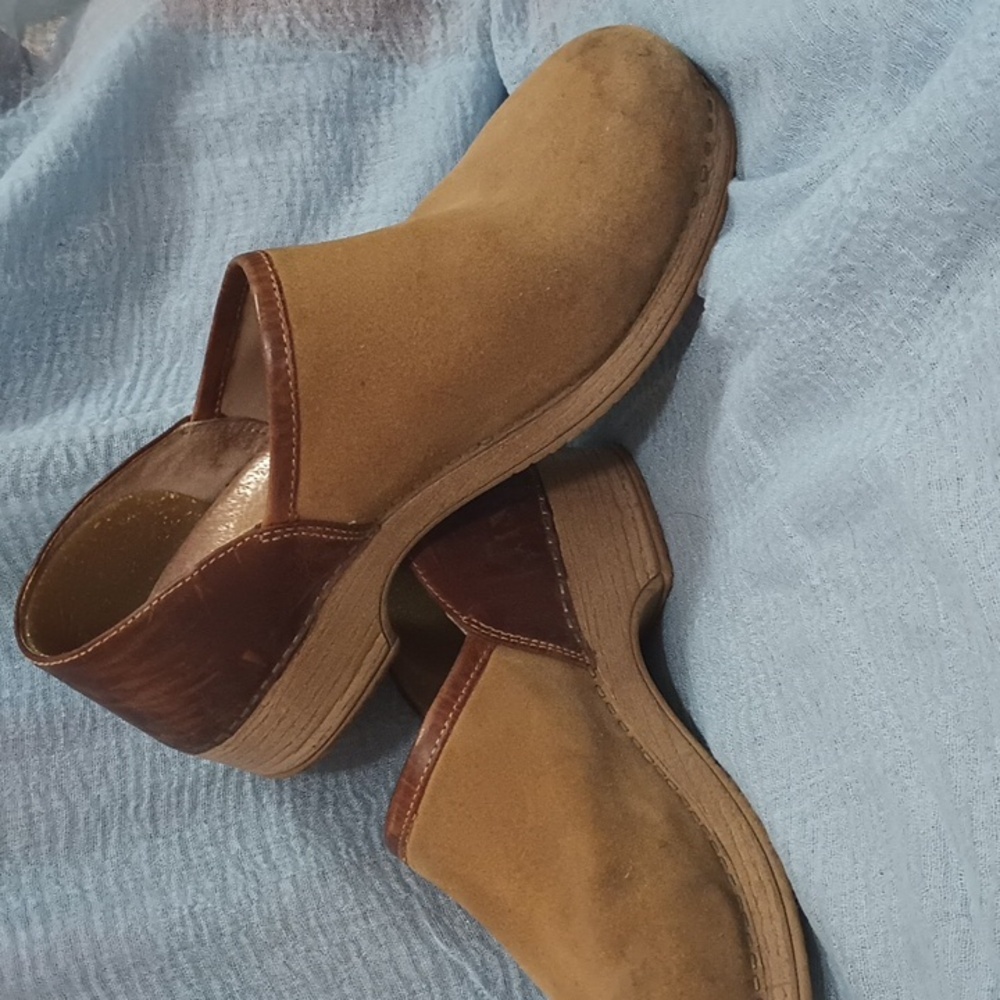 Dansko leather clogs